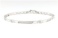 Bracelet Roman Gioielli Homme RIALTO in Or blanc Diamante BR.RIALTO.B2-J
